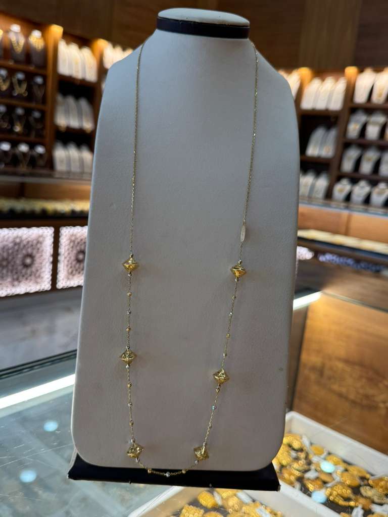 18K Gold Long Necklace - SW30499